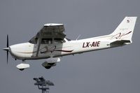 LX-AIE @ ELLX - about to touchdown - by Friedrich Becker