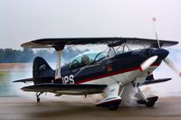 N151PS @ KJAS - Kelly Pietrowicz, Flying Babe, shortly after her routine with light snow falling at the Jasper, TX Air Show - by Steve W Stewart