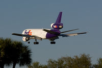 N383FE @ KTPA - Final approach KTPA