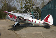 G-ATBU - 1964 Beagle Aircraft Ltd BEAGLE A.61 SERIES 2 gets a spring clean at Hinton in readiness for the flying season - by Terry Fletcher