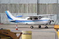 N646CD @ EGNX - Cessna T210N, c/n: 21063402 - by Trevor Toone