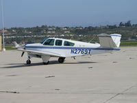 N2769T @ KCMA - 1967 Beech V35 on visitor's ramp - by Steve Nation