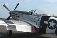G-SIJJ @ EGBT - 1944 North American Aviation Inc NORTH AMERICAN P-51D MUSTANG, c/n: 44-72035 - by Terry Fletcher