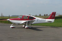 G-JOEB @ EGBT - Cirrus SR20 at Turweston - by Terry Fletcher