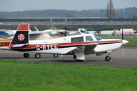 G-BYEE @ EGBW - Mooney M20K at Wellesbourne - by Terry Fletcher