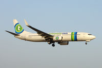PH-HSA @ GCRR - Tranavia B737 at Arrecife , Lanzarote in March 2010