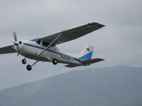 N918VT @ SZP - 1982 Cessna 172P, Lycoming O-320-D2J 160 Hp, takeoff climb Rwy 22 - by Doug Robertson