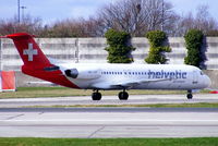 HB-JVF @ EGCC - Helvetic Airlines - by Chris Hall