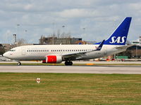 LN-RRB @ EGCC - Scandinavian Airlines - by Chris Hall