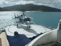 N22BV - Landing on a yacht - by Unknown