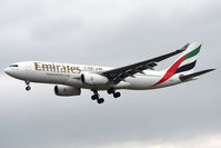 A6-EAQ @ EGNT - Airbus A330-243 on finals to Rwy 25 at Newcastle Airportin 2009. - by Malcolm Clarke