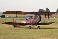 G-ANKT @ OLD WARDEN - De Havilland DH-82A Tiger Moth II. As T6818 of the RAF on De Havilland Day at the Shuttleworth Trust, Old Warden in 1989. - by Malcolm Clarke