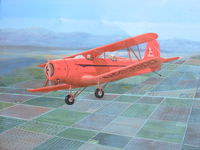 N33900 @ MARINETTE/ - Painting of BT-120 inflight - by Billy F. Baumann