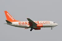 G-EZJH @ EGNT - Boeing 737-73V on approach to Rwy 07 at Newcastle Airport in 2006. - by Malcolm Clarke