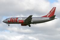 G-CELA @ EGNT - Boeing 737-377 at Newcastle Airport in 2006. - by Malcolm Clarke