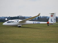 G-CJBO @ EGHL - Rolladen-Schneider LS8-18 at Lasham - by moxy