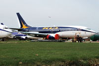 VP-BJY @ EGHL - BOEING 737-301 CN 23559/1451 EX KDAVIA stored Lasham - by moxy