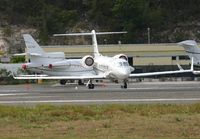 N600AR @ TNCM - N600AR park at the cargo ramp at TNCM - by Daniel Jef
