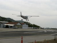 N66168 @ SZP - 1983 Cessna 172P SKYHAWK II, Lycoming O-320-D2J 160 Hp, on final Rwy 22 - by Doug Robertson