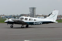 G-CDPV @ EGMC - Piper Seneca at Southend