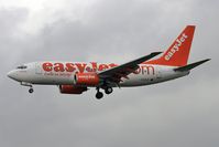 G-EZJZ @ EGNT - Boeing 737-73V on approach to Rwy 25 at Newcastle Airport in 2006. - by Malcolm Clarke