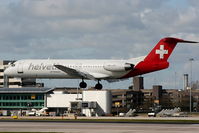 HB-JVF @ EGCC - Helvetic Airlines - by Chris Hall