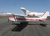 N48238 @ KAXN - Cessna 152 on the line.