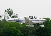 N244T @ DTN - Landing on runway 14 at Downtown Shreveport. - by paulp