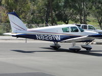N8291W @ POC - Parked at Brackett - by Helicopterfriend