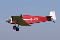 G-AXKJ @ EGCL - at Fenland on a fine Spring day for the 2010 Vintage Aircraft Club Daffodil Fly-In