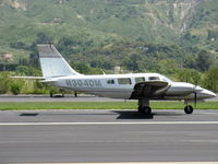 N3040M @ SZP - 1979 Piper PA-34-200T SENECA II, two Continental TSIO-360-E 200 Hp each, turbo-charged, counter-rotating props, landing roll Rwy 22 - by Doug Robertson