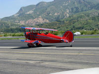 N5762B @ SZP - 1980 Great Lakes 2T-1A-2 SPORT TRAINER, Lycoming AEIO-360-B1F6 180 Hp, taxi - by Doug Robertson