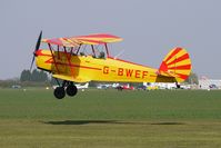 G-BWEF @ EGCL - at Fenland on a fine Spring day for the 2010 Vintage Aircraft Club Daffodil Fly-In
