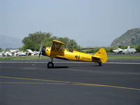 N69765 @ SZP - 1941 Boeing Stearman A75N1 as Navy N2-S1, Continental W-670 220 Hp, taxi off Rwy 22 - by Doug Robertson