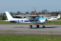 G-BNJB @ EGSF - 1981 Cessna CESSNA 152 at Peterborough Conington - by Terry Fletcher