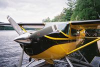 C-GTGN @ LK. BAPTIS - C-GTGN sitting at a canoe dock on Lake Baptist, Ontario - by Mackenzie Muntwyler