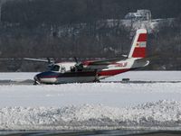 N411JF @ KLUK - Arriving at a snowy Lunken