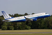 N648RW @ ORF - United Express (Shuttle America) N648RW (FLT TCF7694) departing RWY 23 enroute to Washington Dulles Int'l (KIAD).