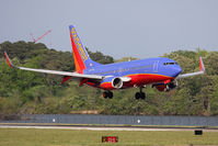N777QC @ ORF - Southwest Airlines N777QC (FLT SWA3685) arriving to RWY 23 from Las Vegas McCarran Int'l (KLAS).