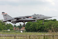 XZ107 @ EGYC - Royal Air Force Jaguar GR3A (c/n S108). Operated by 41 Squadron, coded 'FH'. Coltishall. - by vickersfour