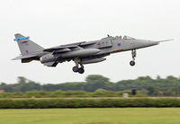 XZ114 @ EGXW - Royal Air Force Jaguar GR3A (c/n S115). Operated by 6 Squadron, coded 'EO'. - by vickersfour