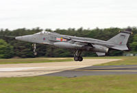 XZ385 @ EGYC - Royal Air Force Jaguar GR3A (c/n S150). Operated by 41 Squadron, coded 'FT'. Coltishall. - by vickersfour