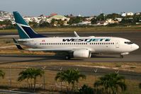 C-FCWJ @ SXM - visitor - by Wolfgang Zilske