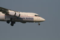 OO-DJW @ EBBR - Arrival of flight SN3192 to RWY 02