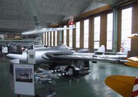 HB-RVE @ LSZR - De Havilland D.H.100 Vampire FB6 at the Fliegermuseum Altenrhein