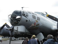 N5017N @ OXR - 1944 Boeing B-17G Flying Fortress 'Aluminum Overcast', chin turret and cheek guns-turret for Bombardier, cheeks for Navigator - by Doug Robertson