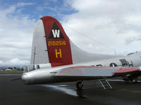 N5017N @ OXR - 1944 Boeing B-17G Flying Fortress 'Aluminum Overcast',  tail guns for tail gunner - by Doug Robertson
