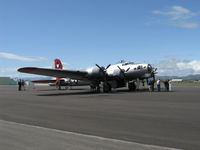 N5017N @ OXR - 1944 Boeing B-17G Flying Fortress 'Aluminum Overcast', four Wright Cyclone R-1830-97 1,200 Hp each radial engines, three-blade feathering props - by Doug Robertson