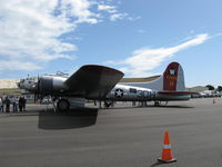 N5017N @ OXR - 1944 Boeing B-17G Flying Fortress 'Aluminum Overcast', four Wright Cyclone R-1830-97 1,200 Hp each radial engines, three-blade feathering props - by Doug Robertson
