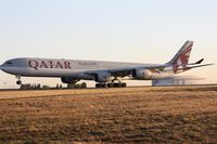 A7-AGD @ LFPG - on landing at CDG - by juju777